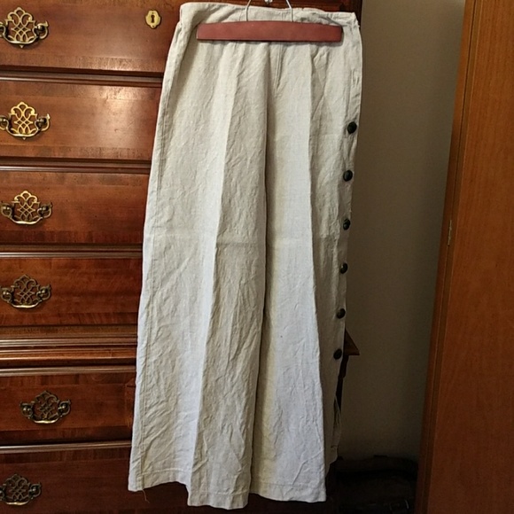 Louis Simon La Libellule Linen Sailor Pants Size S - Picture 1 of 3